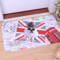 High quality printed coral fleece mamory foam mat for bathroom